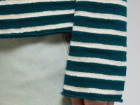 Лонгслив из хлопка в полоску