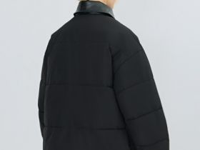 Утеплённая куртка, Черный