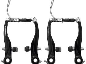 Комплект ободных тормозов Promax v-brake (белый передний и задний (пара))