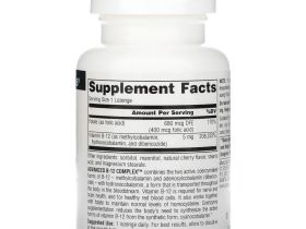 Source Naturals, улучшенный комплекс B-12, 5 мг, 60 таблеток для рассасывания