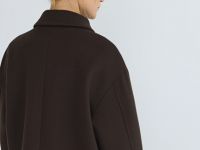 Куртка из пальтовой ткани, Коричневый