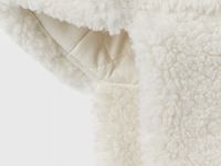 Шапка-ушанка из шерпы для девочек, Белый