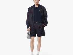 Мужское поло Lacoste из смеси эластичного органического хлопка