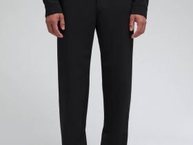 Брюки прямого кроя с вискозой