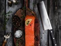 Нож кухонный овощной накири Samura "HARAKIRI" (SHR-0043B) 170 мм, сталь AUS-8, рукоять ABS пластик, чёрный