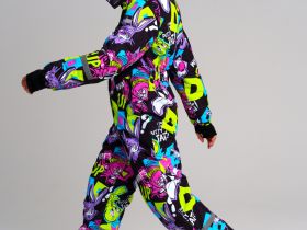 Комбинезон текстильный с полиуретановым покрытием для девочек