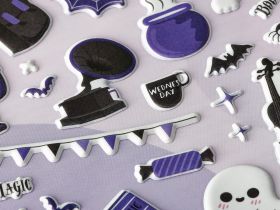 Наклейки объемные MESHU "Catsday", 10*23 см, пакет европодвес