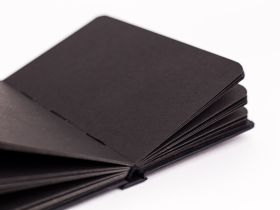 Скетчбук для графики Малевичъ "GrafArt" Total Black 9,5х14,5 см 48 л 150 г