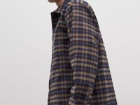 Рубашка с контрастной отделкой