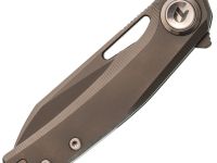 Складной нож Dr.Tech D4281G, сталь M390, рукоять TC4, серый