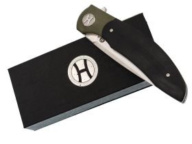 Большой складной нож Honor Tirex Black, сталь D2, рукоять G10
