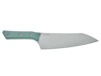 Нож кухонный Шеф Microtech Chef's Knife, сталь M390MK, рукоять G10, бирюзовый