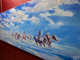 Выставка картин монгольских художников открылась в Якутске