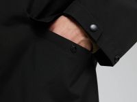 Плащ с капюшоном прямого кроя