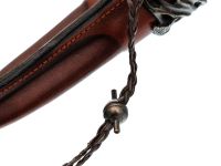 Нож Финка Карп, сталь N690, рукоять карельская береза, серый