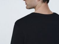 Футболка с V-образным вырезом, Черный