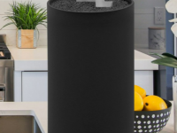 Подставка для ножей круглая HATAMOTO COLOR, черная, пластик, 110*225мм