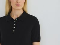 Джемпер с коротким рукавом, Черный