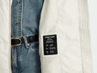 Утепленная куртка с воротником-стойкой