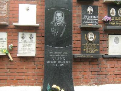 Урна - Безух Михаил Иванович (1914-1971), Герой Советского Союза