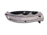 Складной нож Stinger FK-1116BK, нержавеющая сталь, рукоять дерево