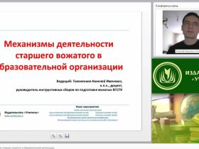 Международный вебинар: "Механизмы деятельности старшего вожатого в образовательной организации"