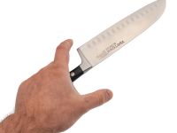 Кухонный нож Сантоку TuoTown BLANCHE, сталь 1.4116, рукоять пластик