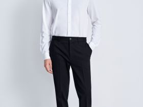 Укороченные брюки с эластичным поясом