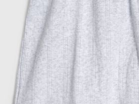 Пижамные шорты из ажурного трикотажа, Серый