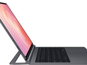 Клавиатура Samsung с тачпадом Galaxy Tab S11 Ultra серый