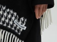 Пончо с принтом