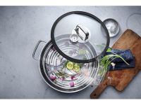 WMF Жаровня круглая с крышкой и паровой корзиной 28 см Vitalis WMF