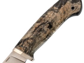Охотничий нож Клык, сталь M398, рукоять карельская береза