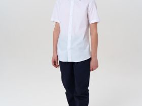 Сорочка текстильная для мальчиков (slim fit)