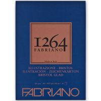Альбом-склейка для графики Fabriano "1264 BRISTOL" 29,7х42 см 50 л 200 г