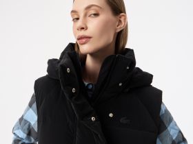 Женский жилет Lacoste с капюшоном
