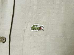 Мужская рубашка Lacoste приталенного кроя