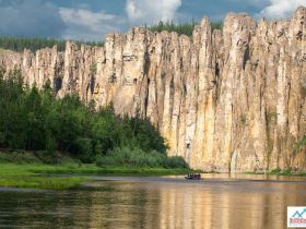 "Золотые Скалы реки Синяя". Синские, Ленские Столбы