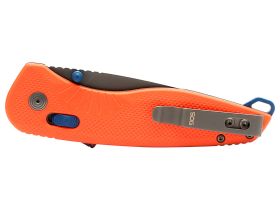 Полуавтоматический складной нож SOG Aegis Mk3 Red Indigo, сталь D2, рукоять термопластик GRN, красный