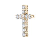 Подвеска из желтого золота с бриллиантами э0301пд05153300