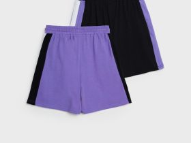 Шорты трикотажные для девочек, 2 шт в комплекте