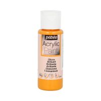 Акрил для декора Pebeo "Acrylic Paint" 59 мл, глянцевый, оранжевый