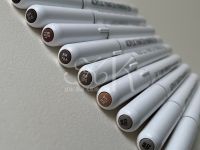 Набор маркеров акриловые Languo, 9 цветов, коричневые оттенки