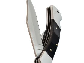 Складной нож со штопором Витязь Путник, сталь 65х13