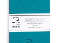Скетчбук для маркеров Малевичъ "2SIDE" 15х21 см 40 л 220 г, бирюзовый