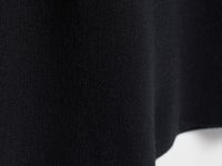 Вязаная юбка миди, Черный