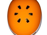 Nutcase Шлем защитный Nutcase Little Nutty Lightnin, цвет Белый-Оранжевый, ростовка XS