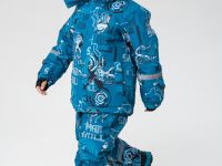 Комплект текстильный с полиуретановым покрытием для мальчиков: куртка, полукомбинезон