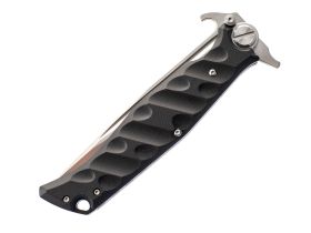 Складной нож Финка С НОКС, сталь D2, рукоять черная G10