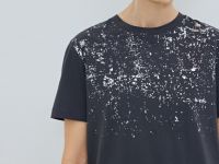 Футболка с принтом, Серый